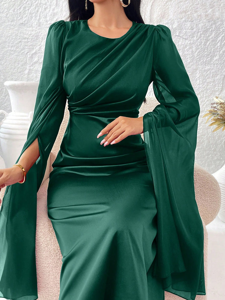Rochie maxi SHEIN, verde
