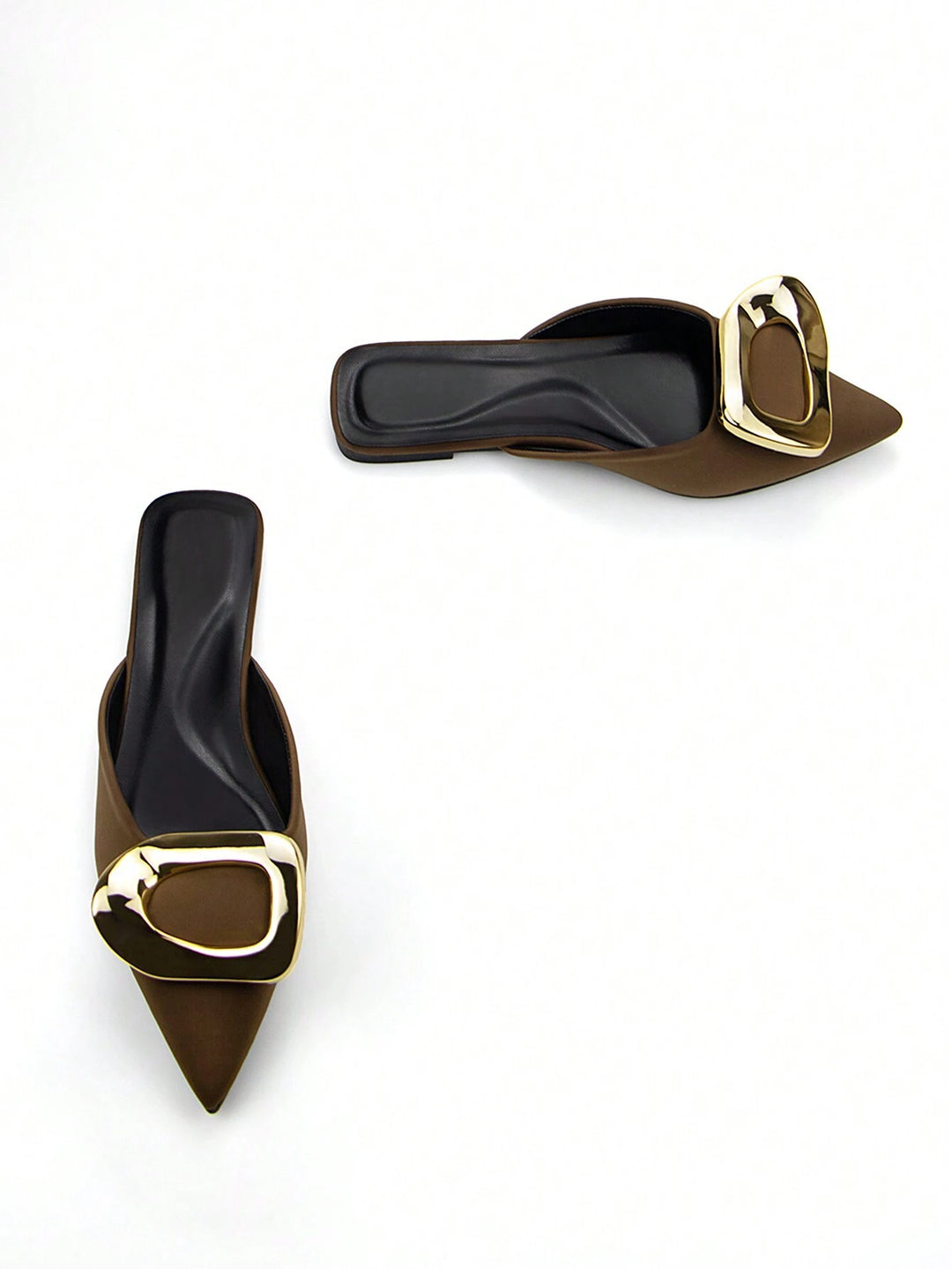 SHEIN Mules, Brown