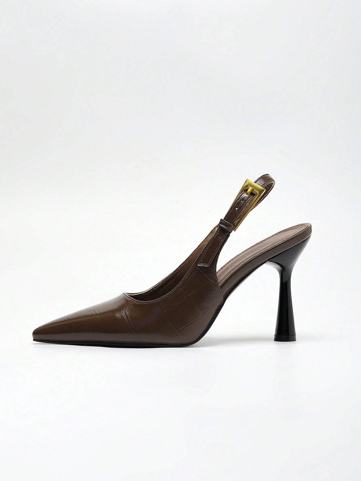 SHEIN brown high heels