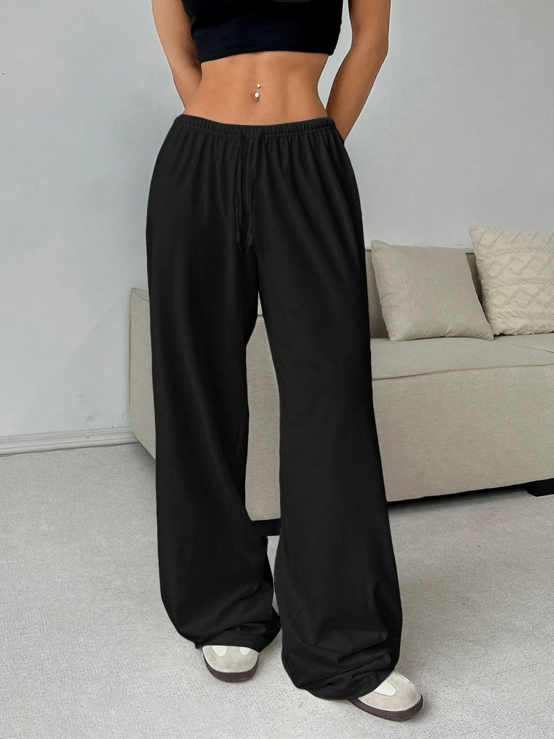 Pantaloni SHEIN, negru