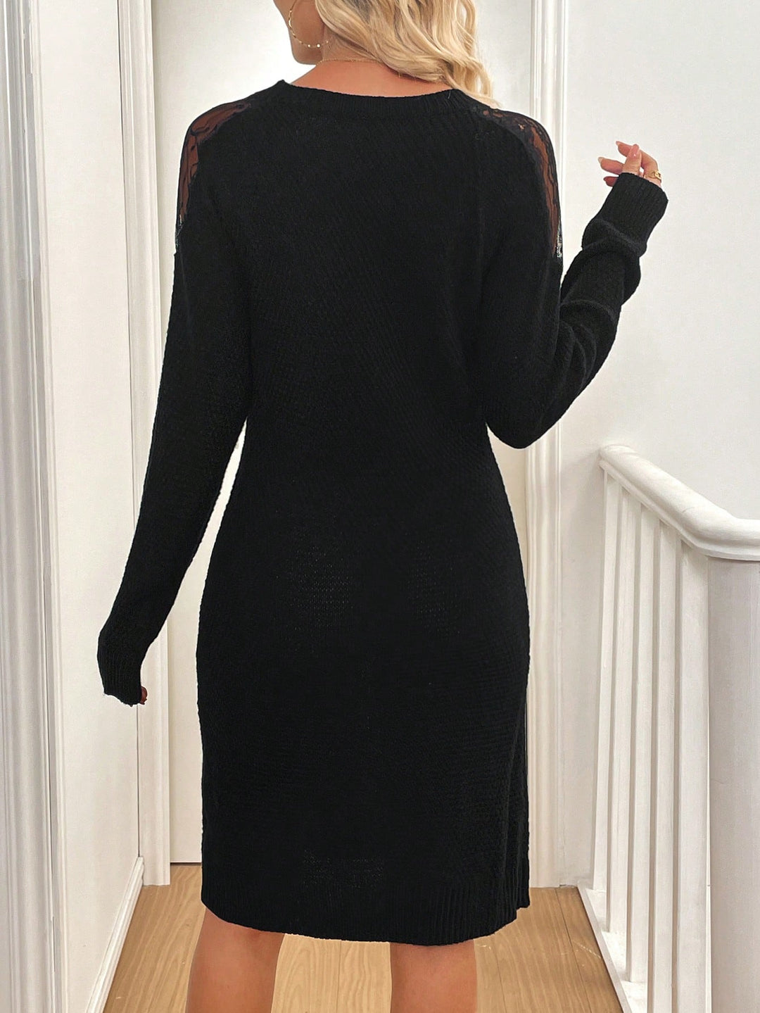 SHEIN mini ruha, fekete