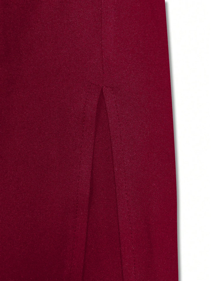 Rochie maxi SHEIN, vișiniu