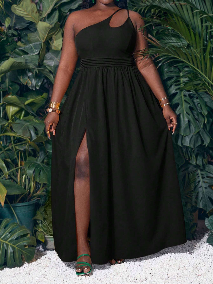 SHEIN maxi ruha, fekete
