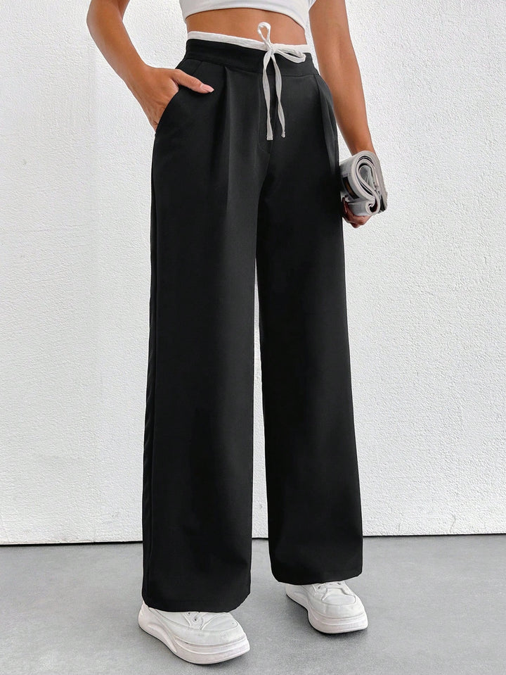 Pantaloni SHEIN, negru