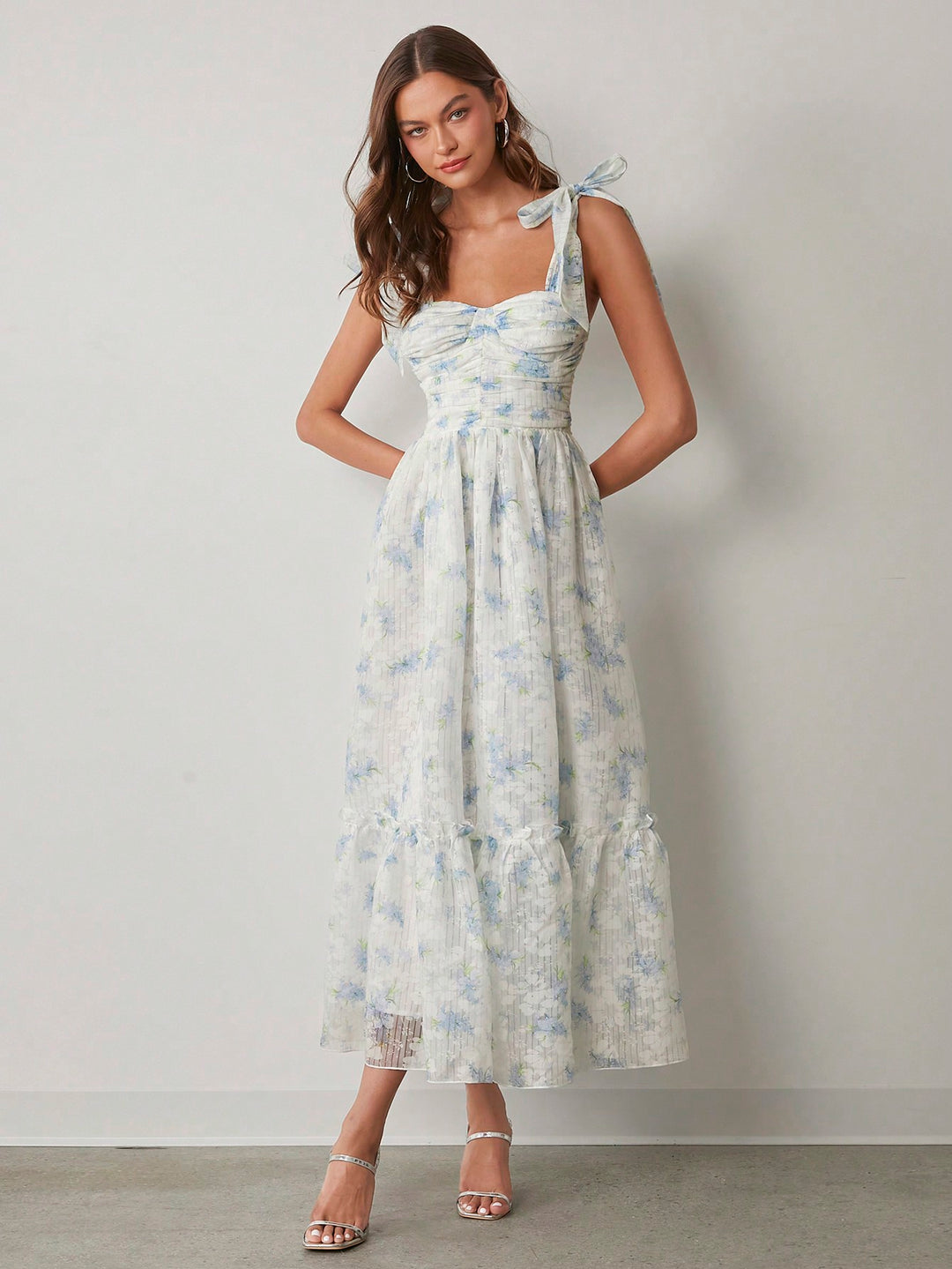 Rochie maxi SHEIN, mix culori
