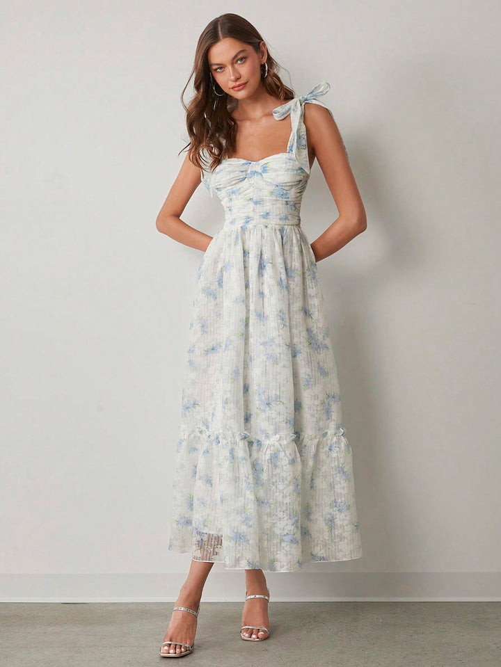 Rochie maxi SHEIN, mix culori