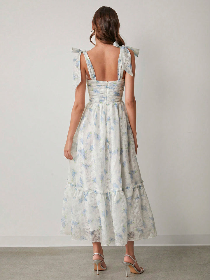 Rochie maxi SHEIN, mix culori