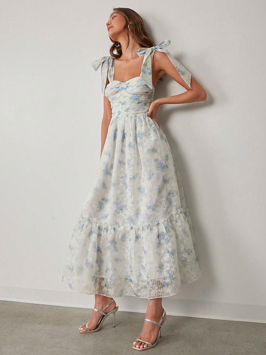 Rochie maxi SHEIN, mix culori
