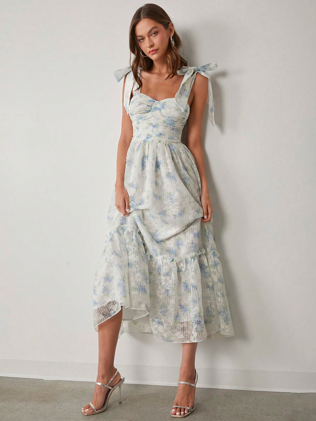 Rochie maxi SHEIN, mix culori