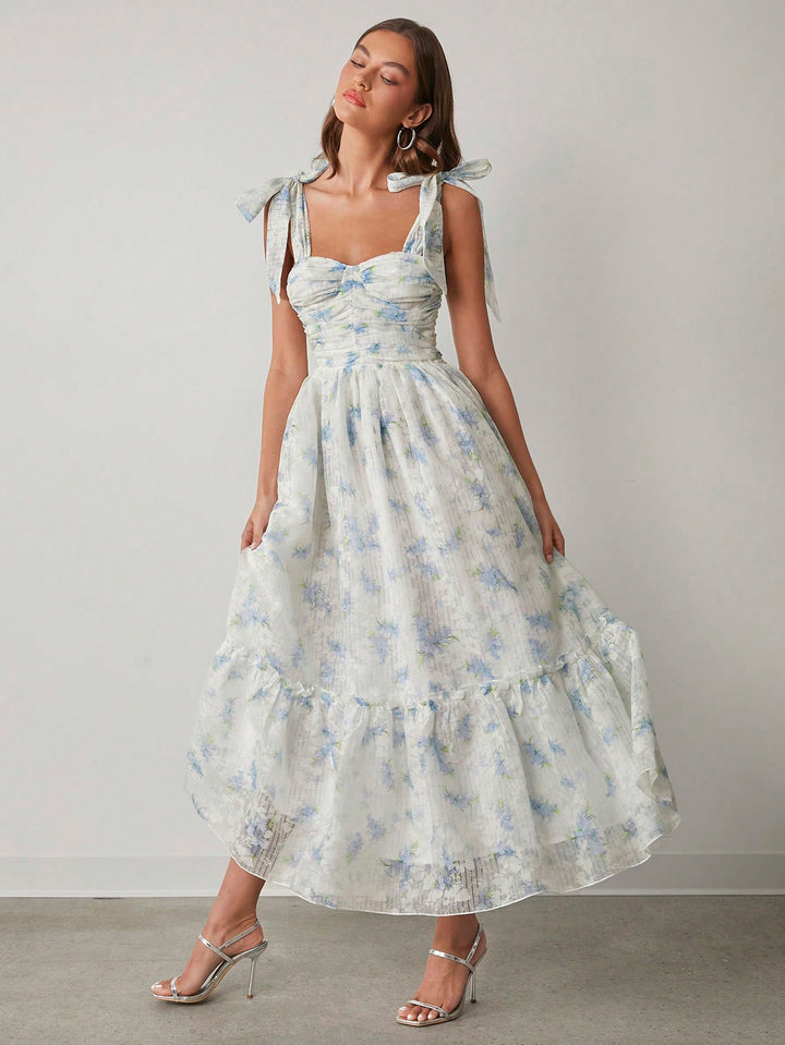 Rochie maxi SHEIN, mix culori