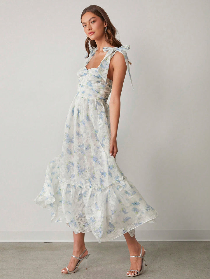 Rochie maxi SHEIN, mix culori