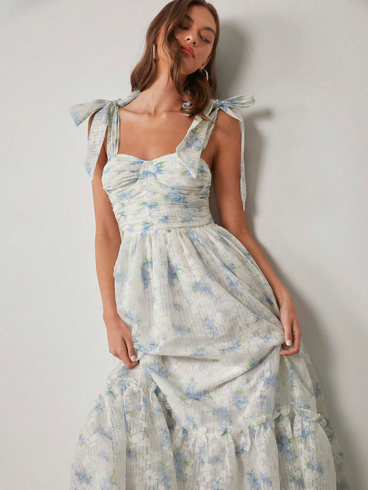 Rochie maxi SHEIN, mix culori
