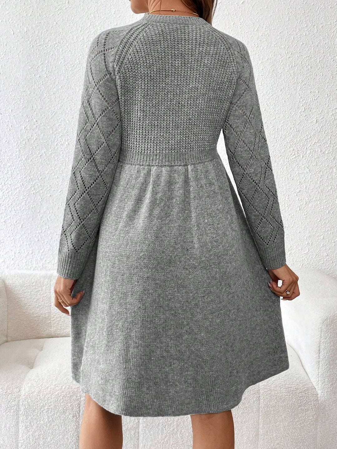 Rochie midi SHEIN, gri