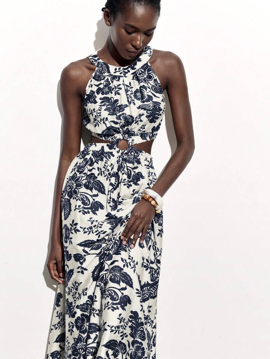 Rochie maxi SHEIN, mix culori