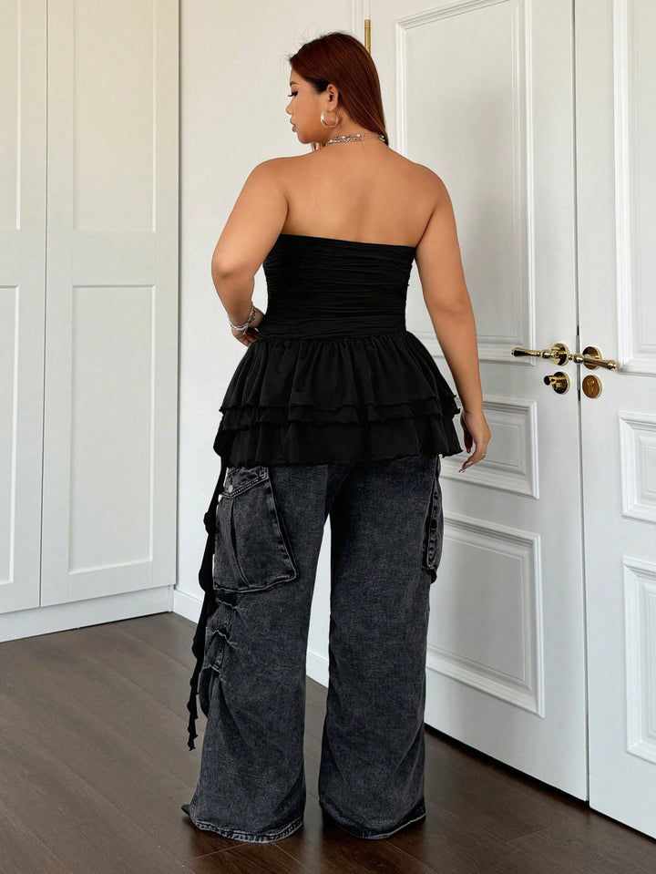 Top SHEIN, negru