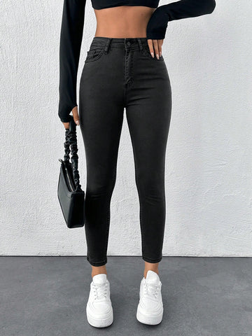Jeans SHEIN, negru