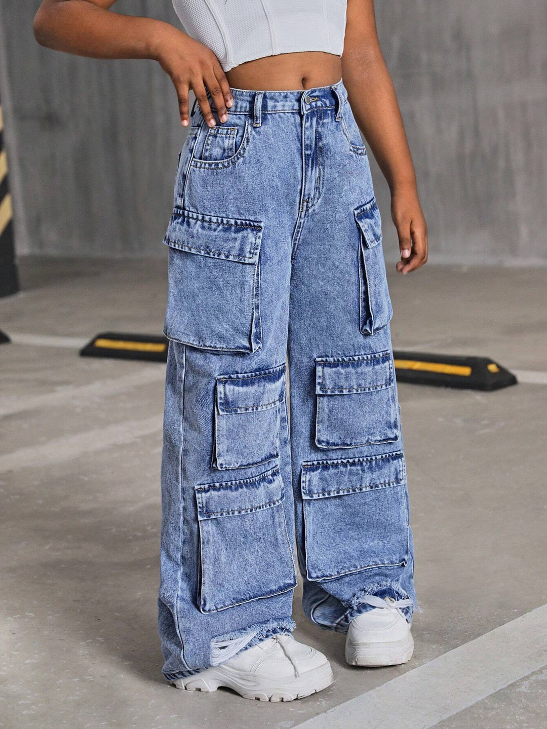 Jeans SHEIN, albastru