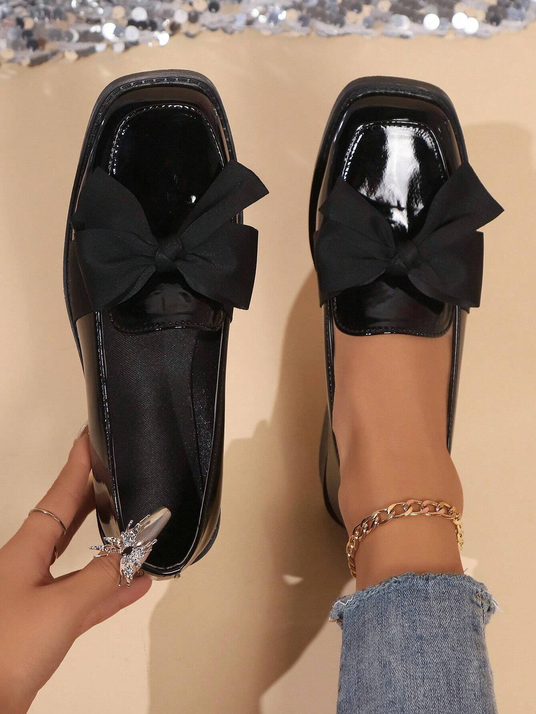 Pantofi SHEIN, negru