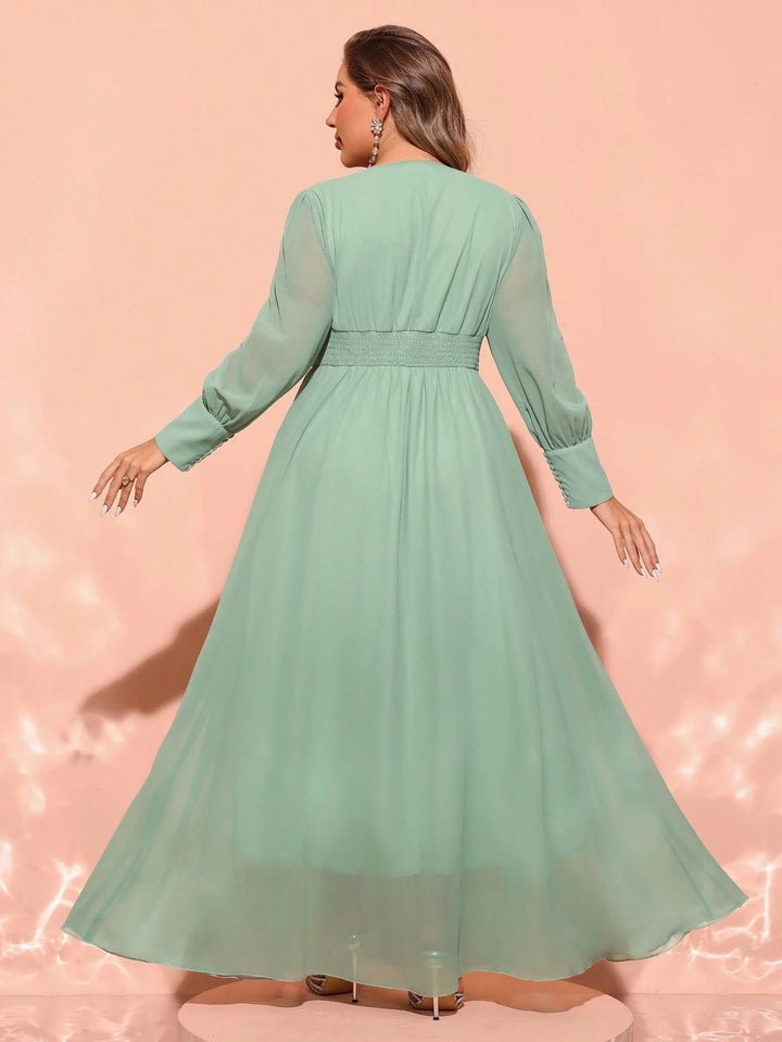 SHEIN maxi ruha, türkiz