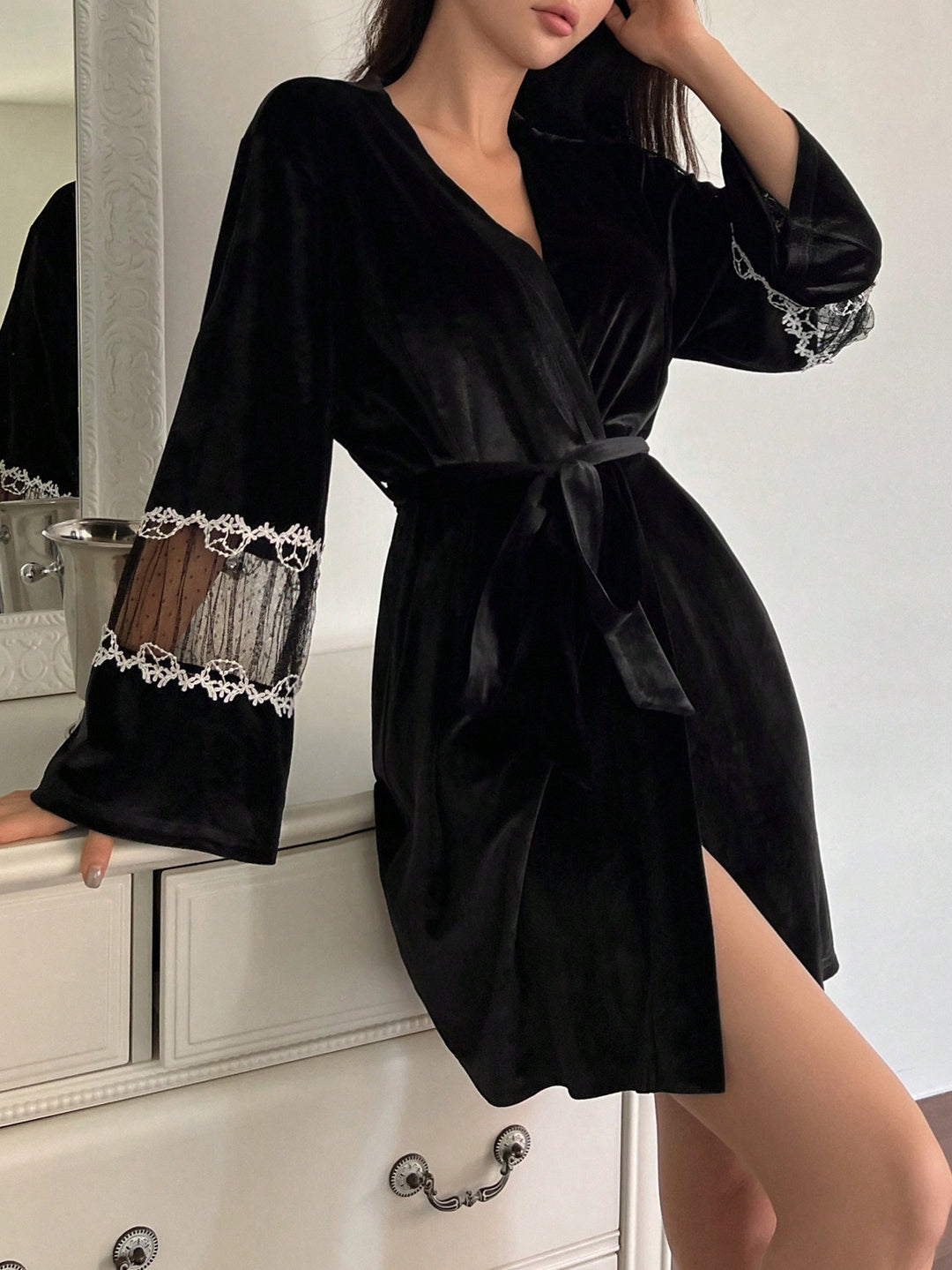 Halat SHEIN, negru