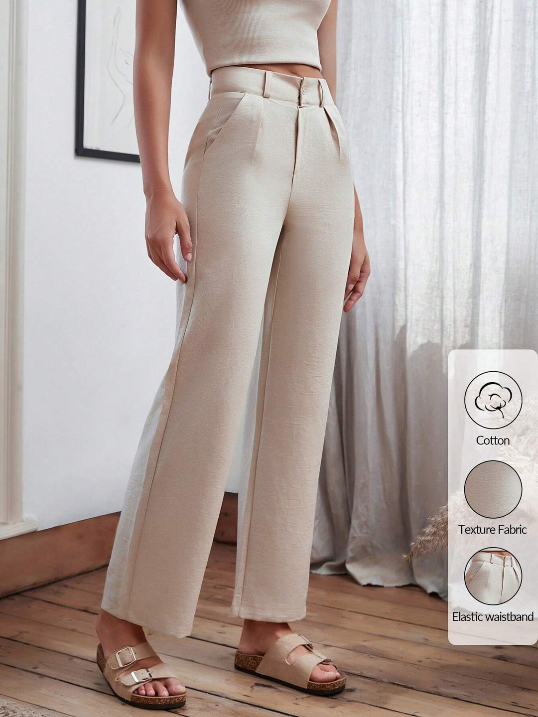 Pantaloni SHEIN, bej