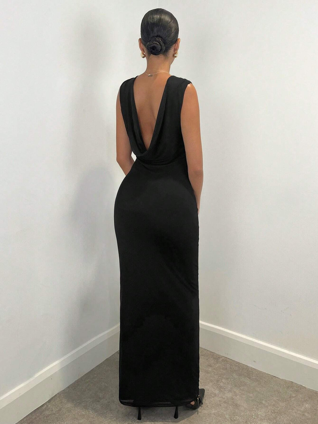 Rochie maxi SHEIN, negru
