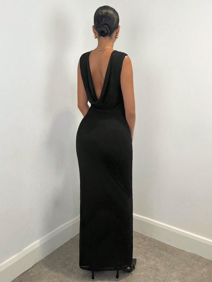 Rochie maxi SHEIN, negru