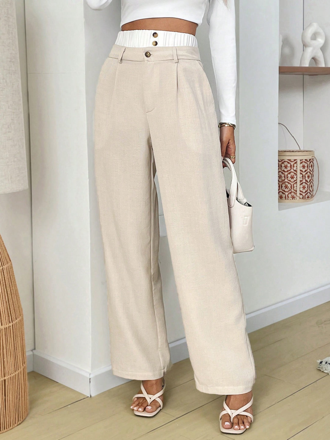 Pantalon SHEIN, kaki