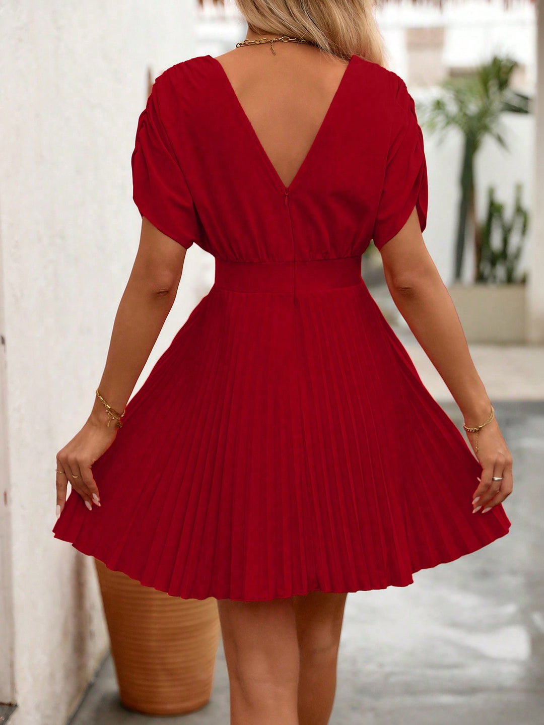 Rochie scurtă SHEIN, roșu