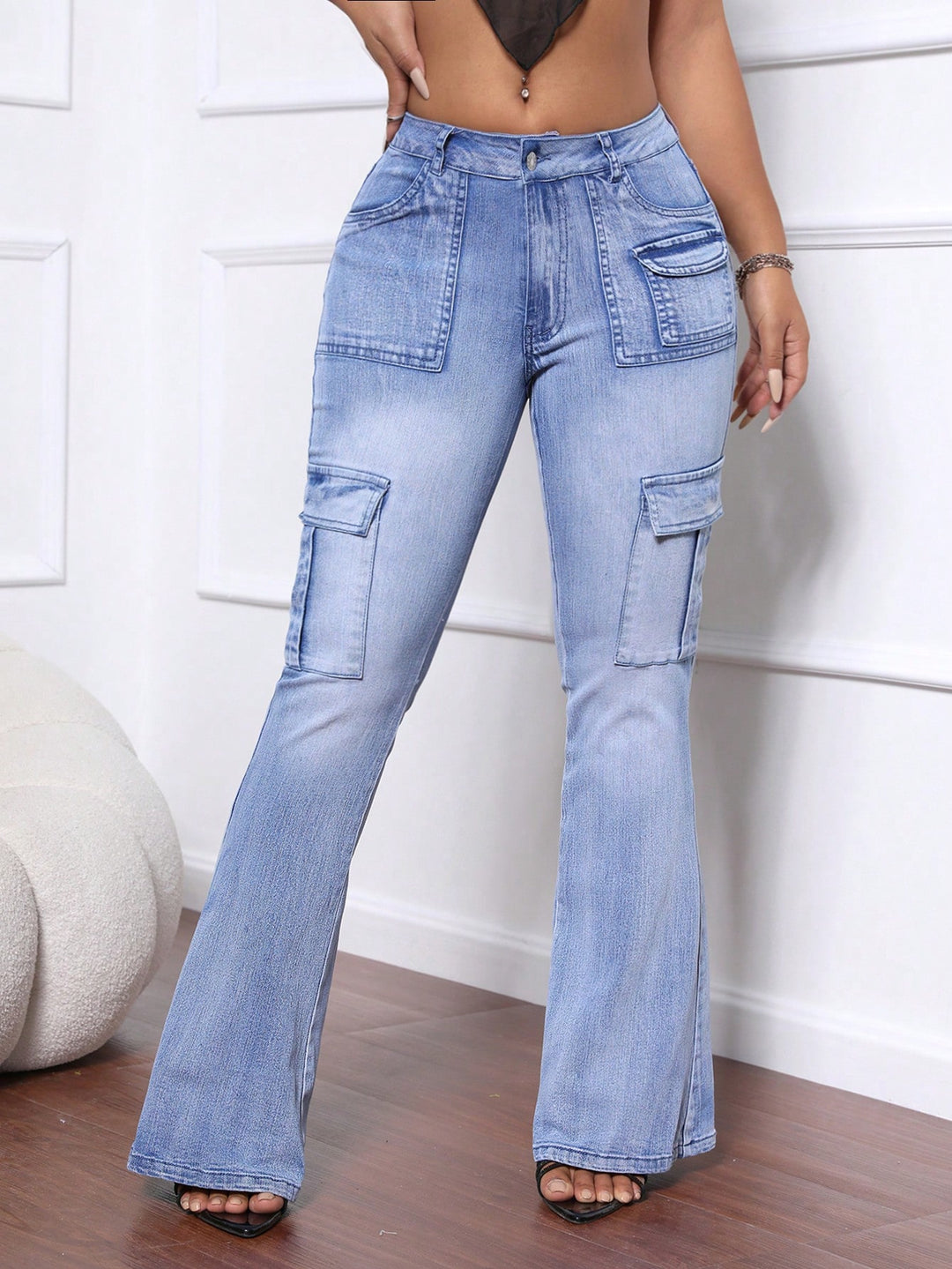 Jeans SHEIN, albastru
