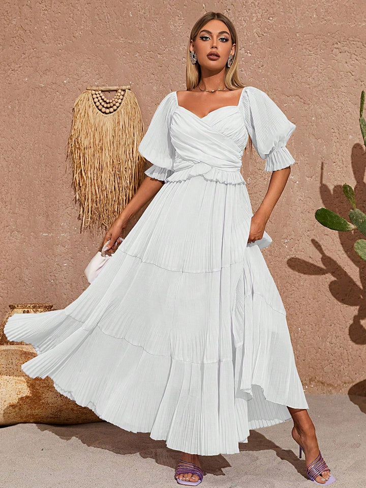 Rochie maxi SHEIN, alb