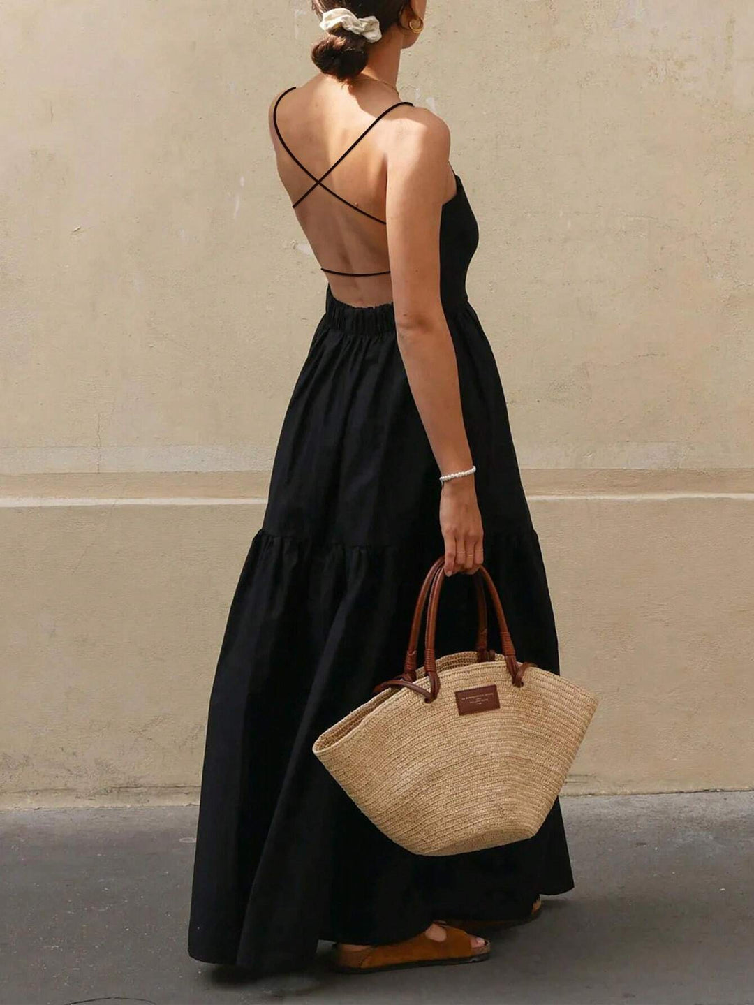 Rochie maxi SHEIN, negru