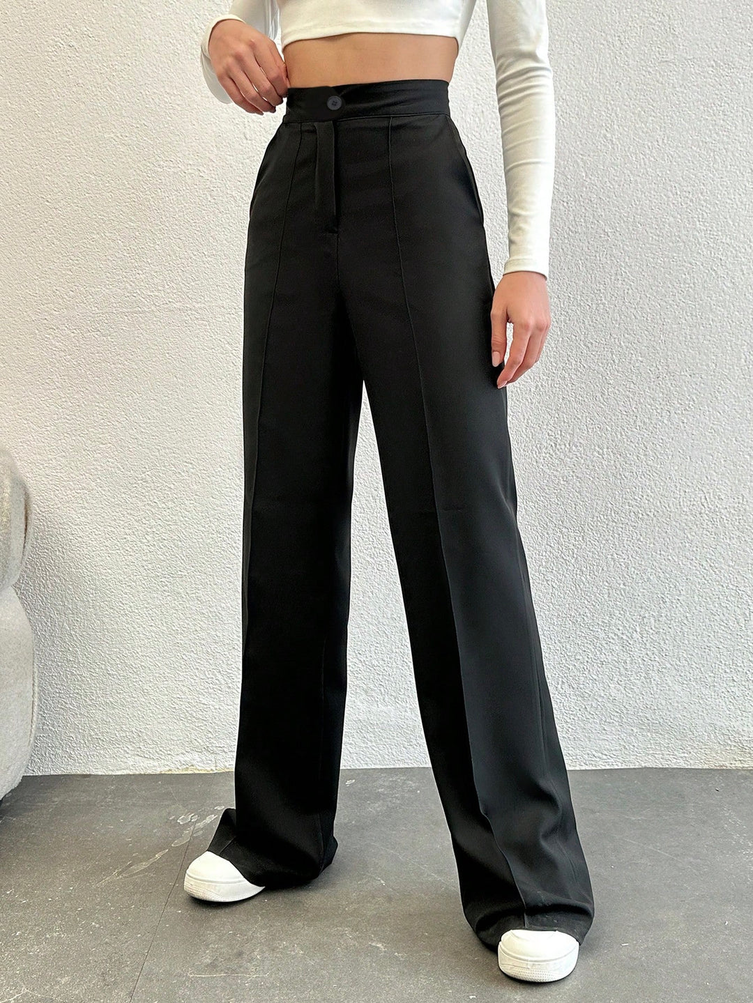 Pantaloni SHEIN, negru