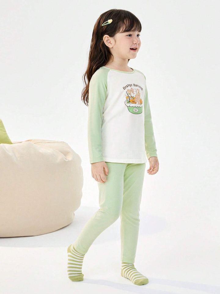 Compleu pijamale SHEIN, verde