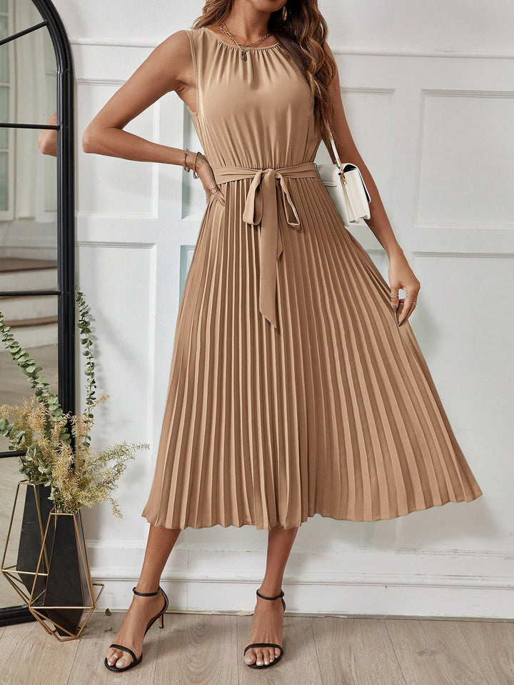 SHEIN midi ruha, khaki