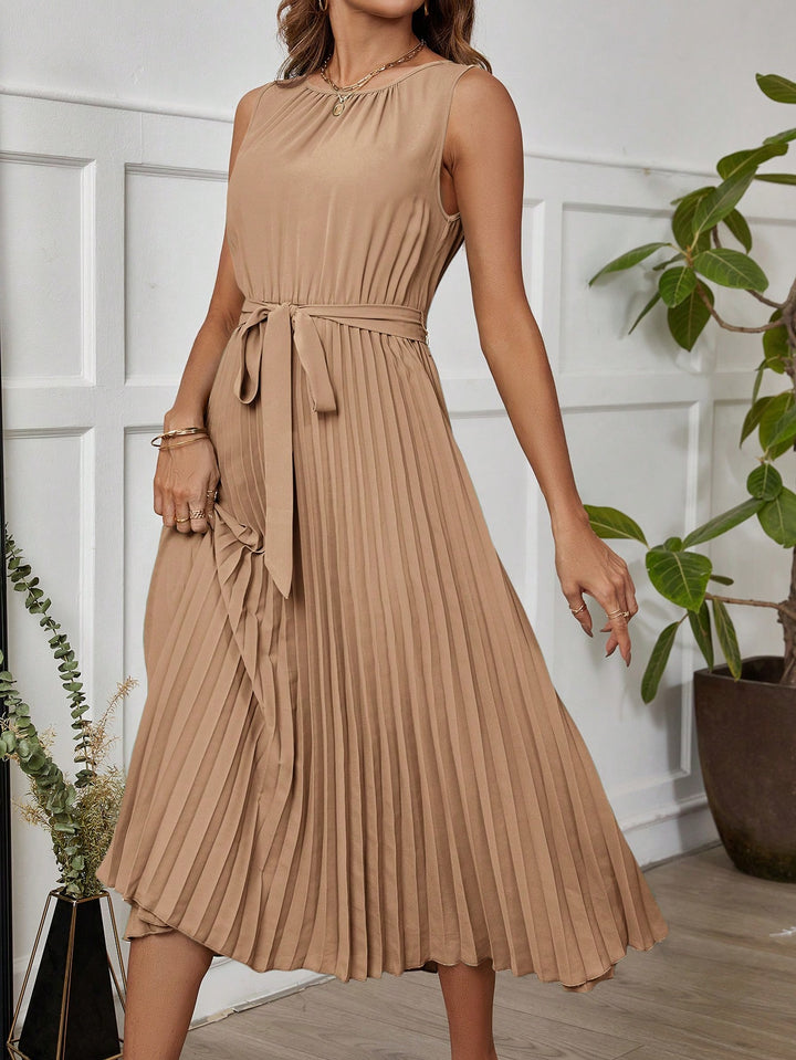 SHEIN midi ruha, khaki