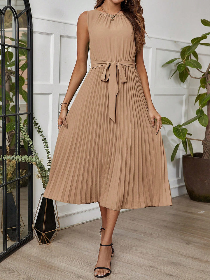 SHEIN midi ruha, khaki