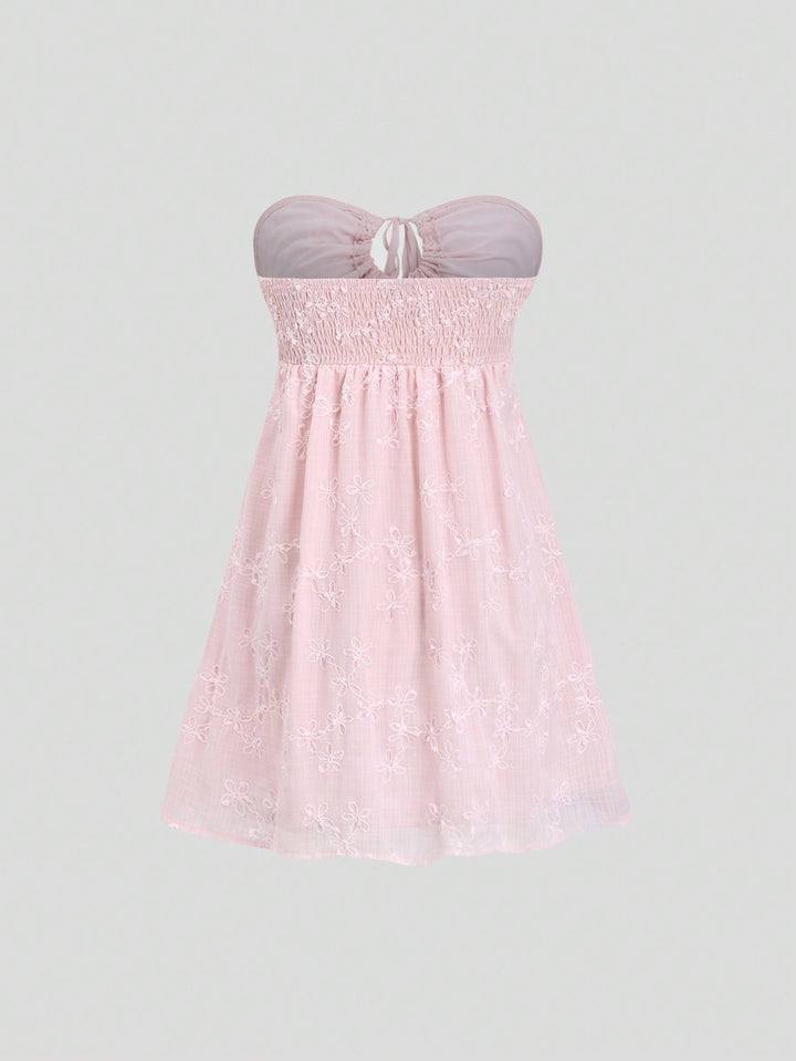 Rochie midi SHEIN, roz