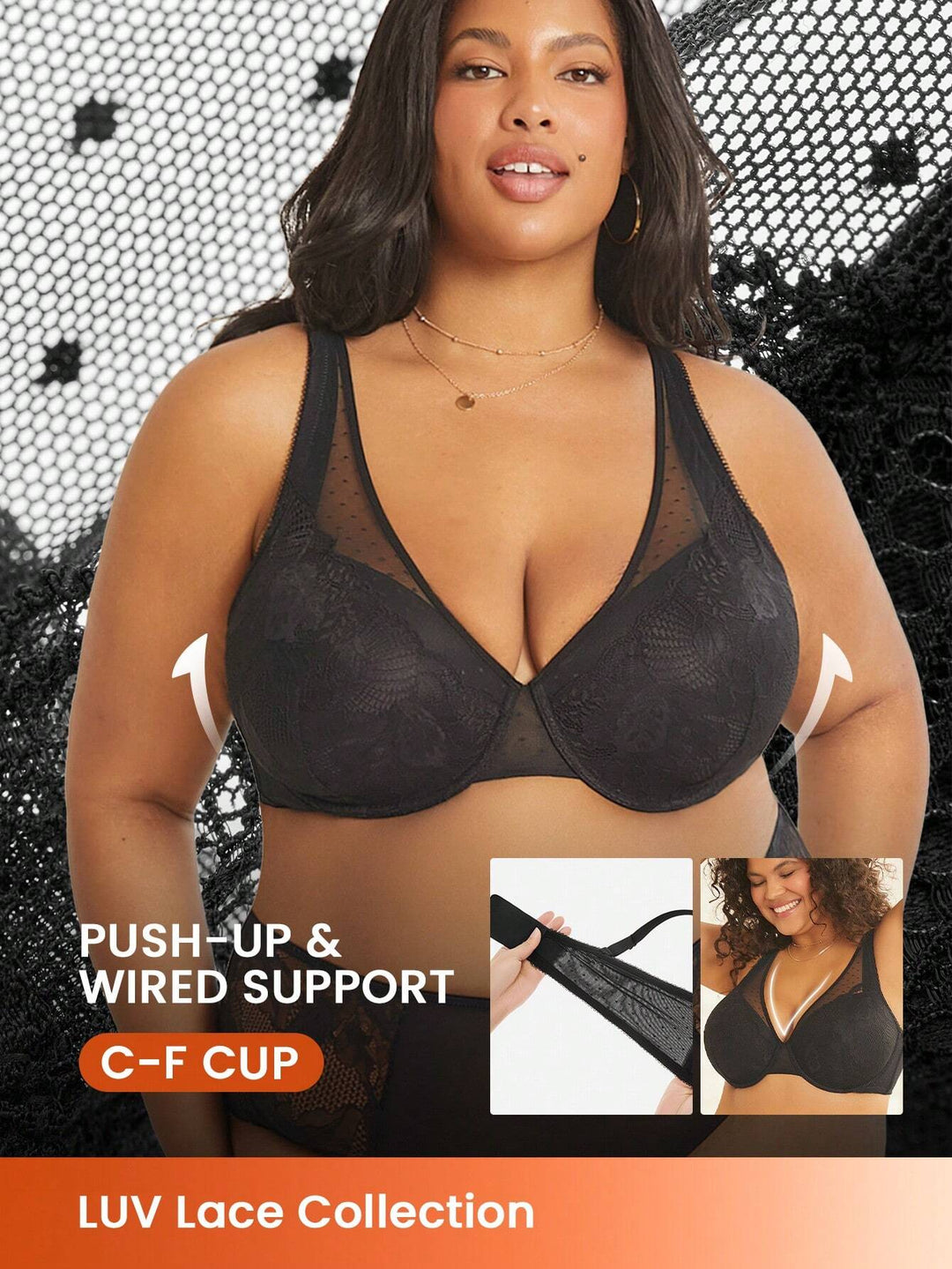 Sutien SHEIN, negru