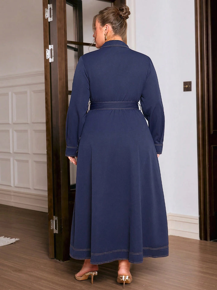 Rochie maxi SHEIN, albastru