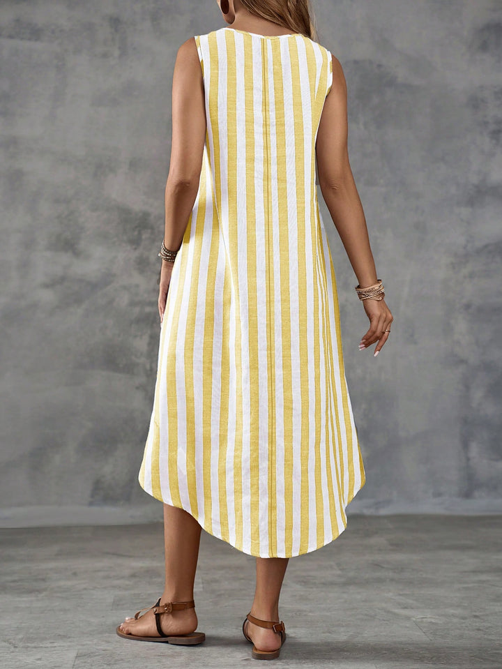 Rochie midi SHEIN, galben