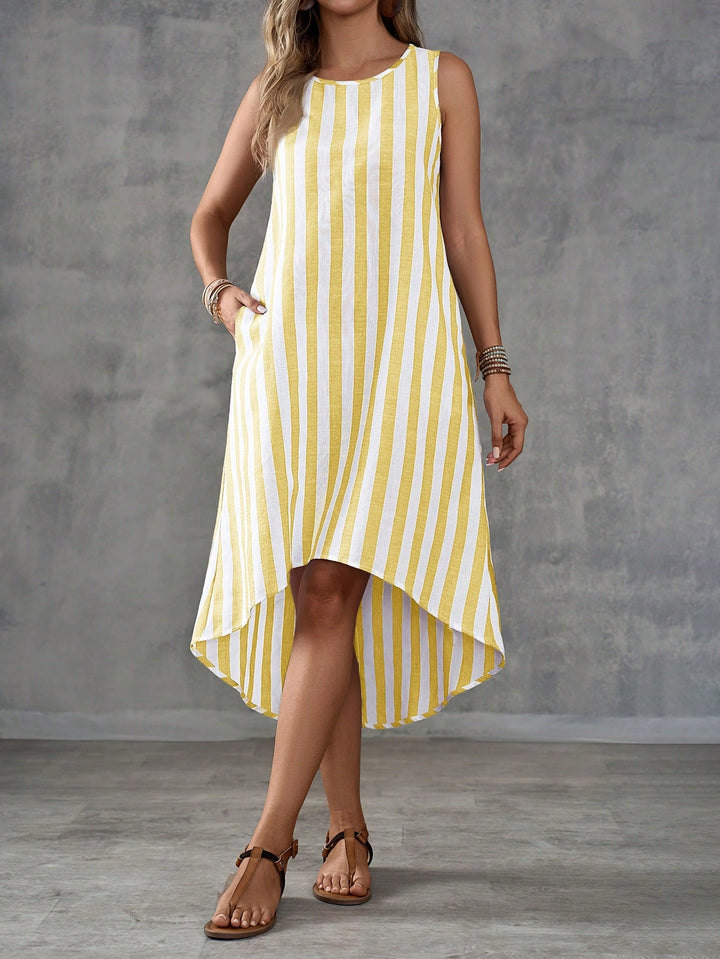 Rochie midi SHEIN, galben