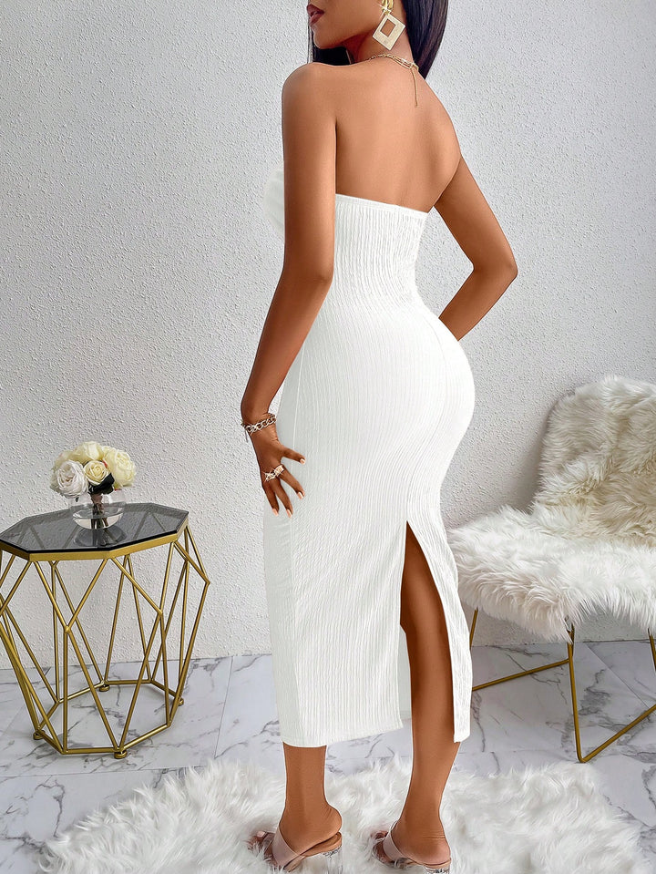 Rochie midi SHEIN, alb