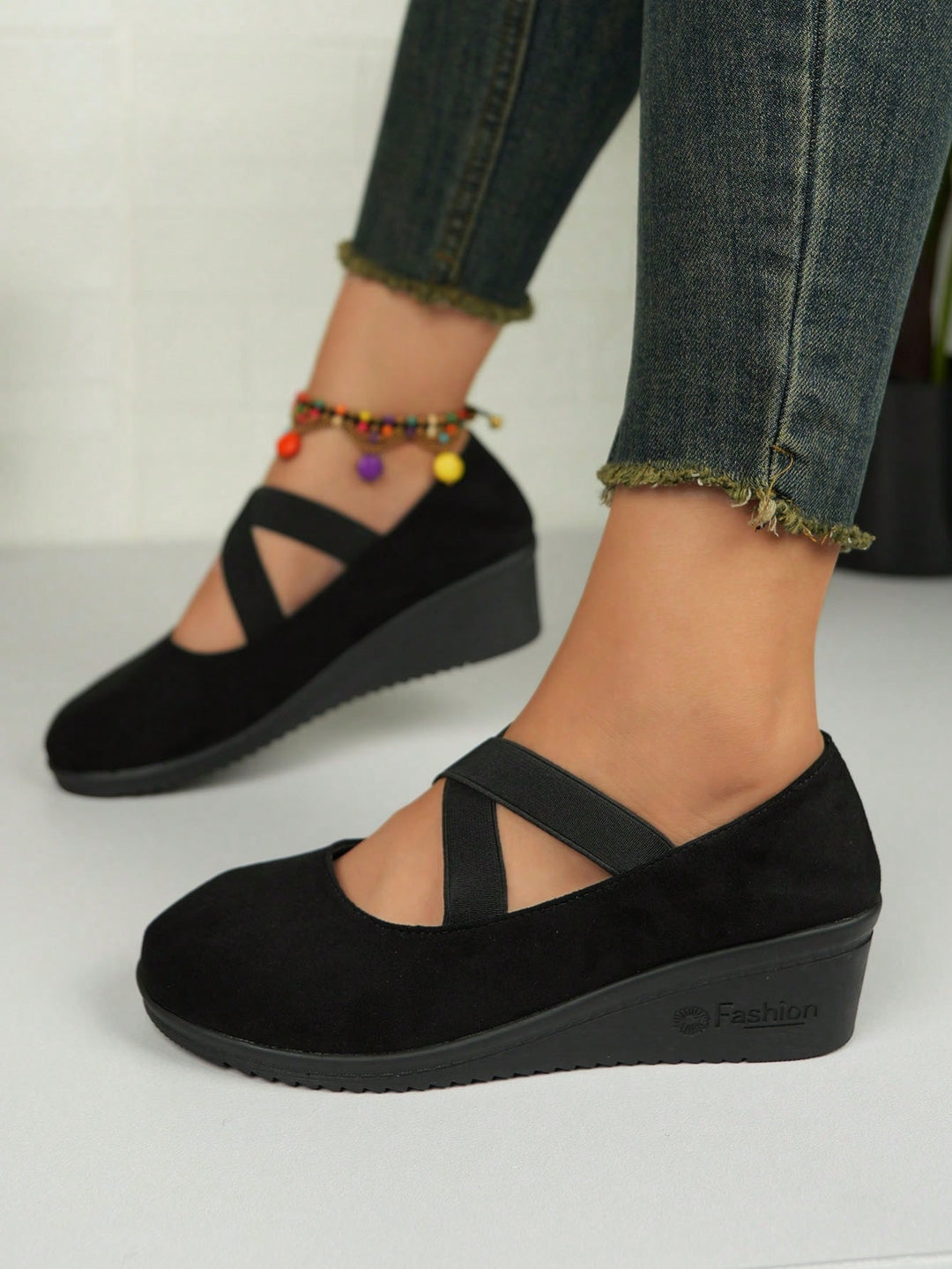 Sandale SHEIN, negru