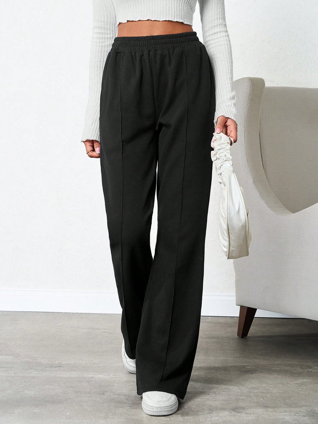 Pantaloni SHEIN, negru