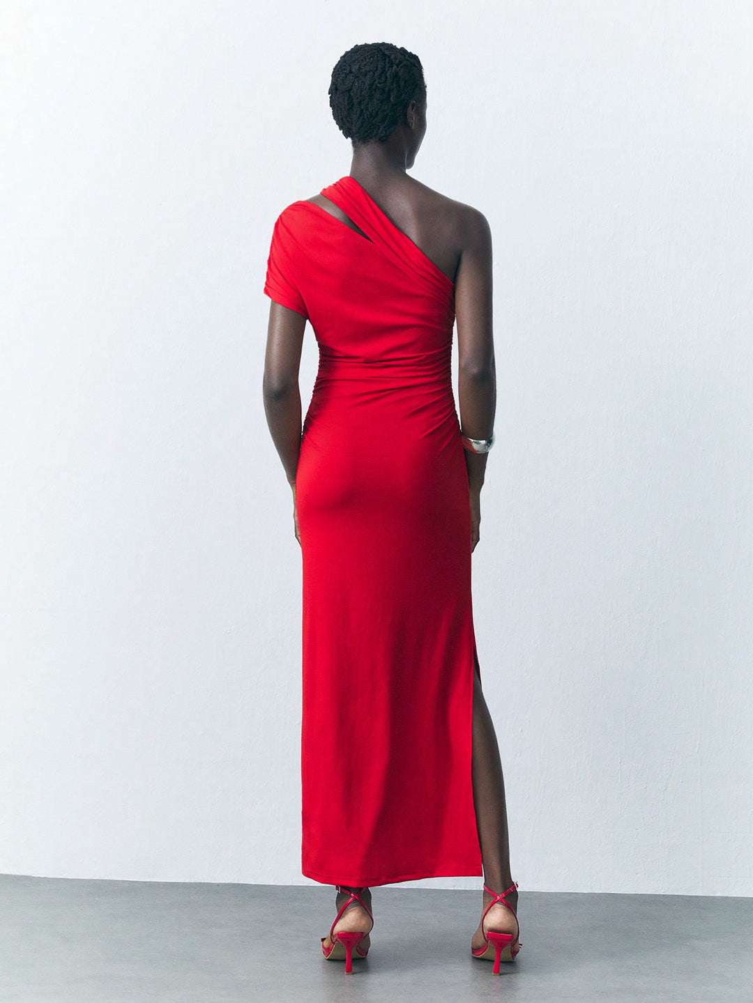 SHEIN maxi ruha, piros