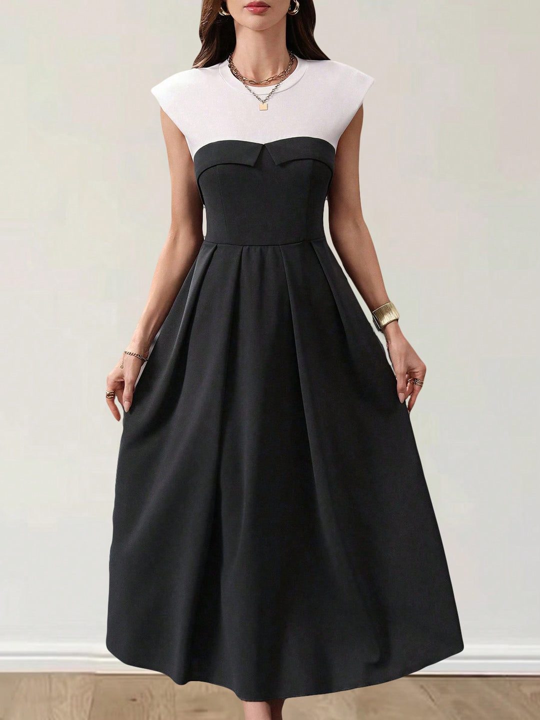 Rochie midi SHEIN, gri
