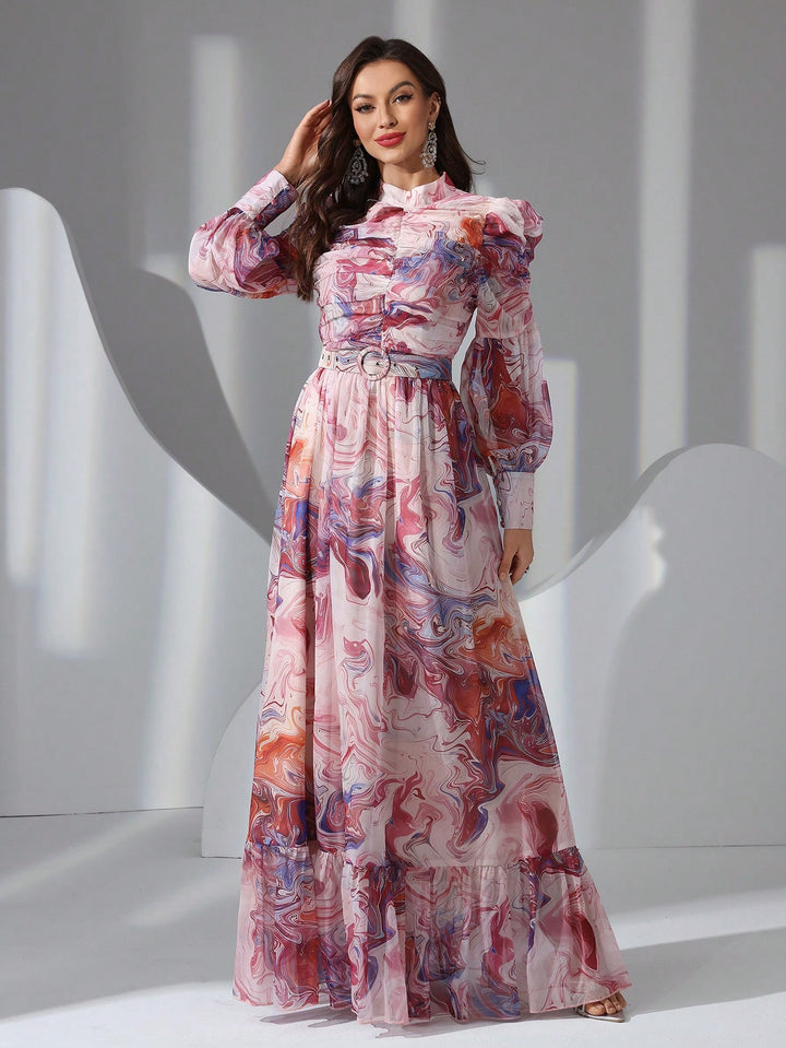 Rochie maxi SHEIN, roz