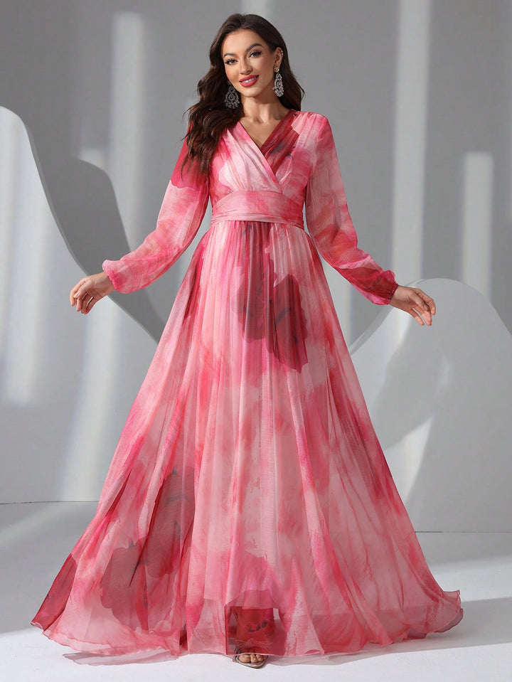 Rochie maxi SHEIN, roz
