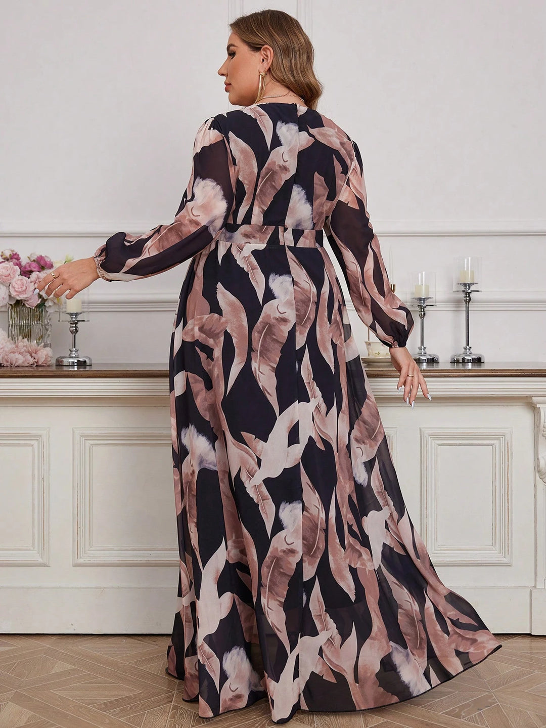 Rochie maxi SHEIN, mix culori